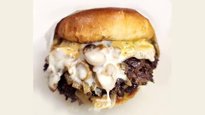 Mushroom & Mozza Burger Combo