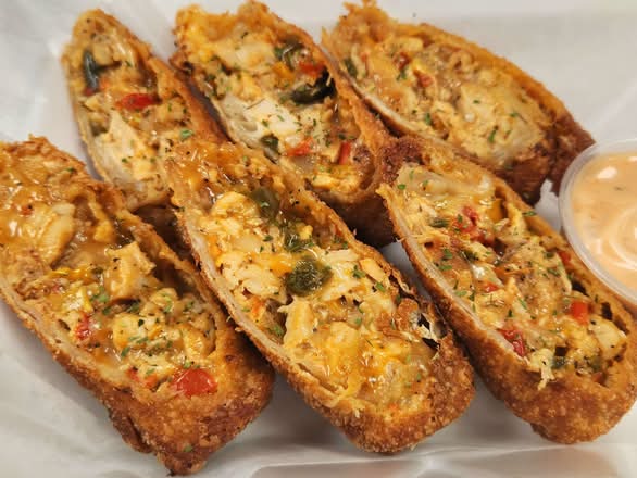BBQ Chicken Egg Rolls