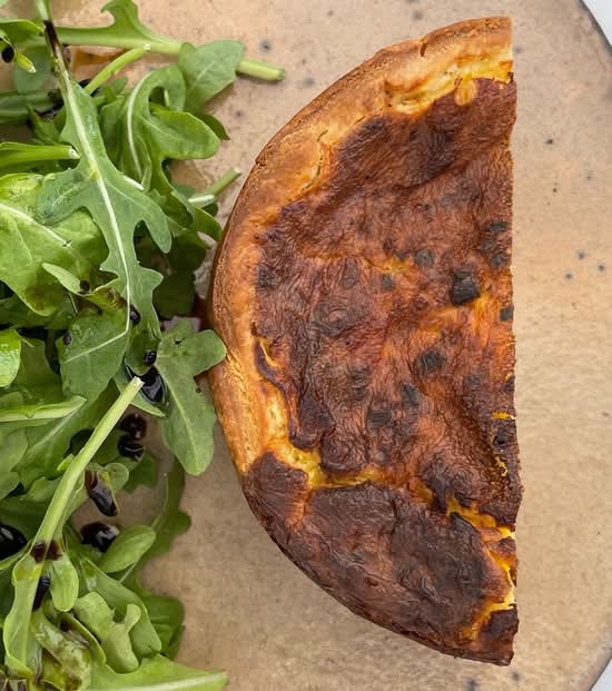 QUICHE AEGEAN W/ SIDE OF ARUGULA
