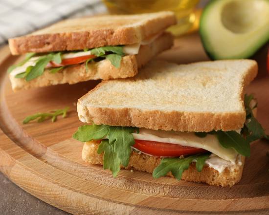 American/Mozarella Cheese Sandwich