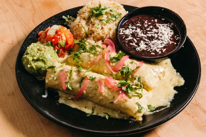 Shrimp Enchiladas