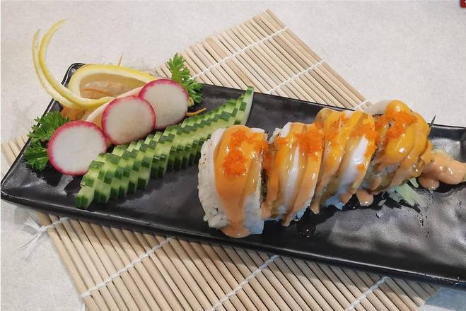 Flamed White Dragon Roll (8 pcs)