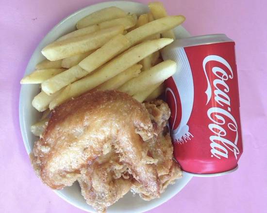 K3 Chicken Wings (4 Pieces) and French Fries