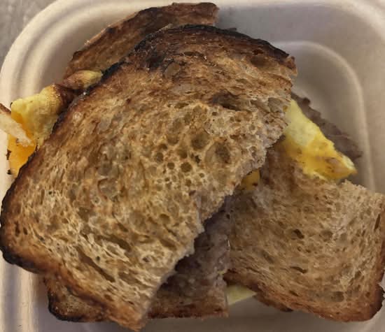 Egg, Meat & Cheese Sandwich