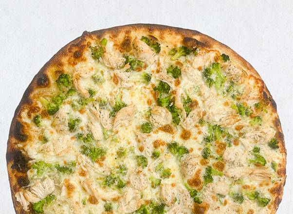 Chicken & Broccoli (White Pizza)