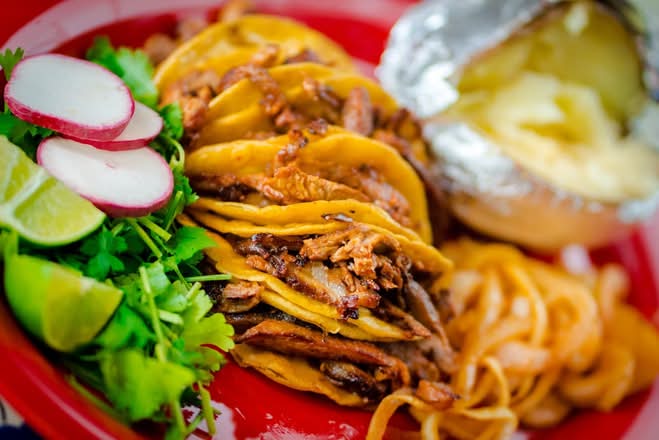 Al Pastor Taco Plate