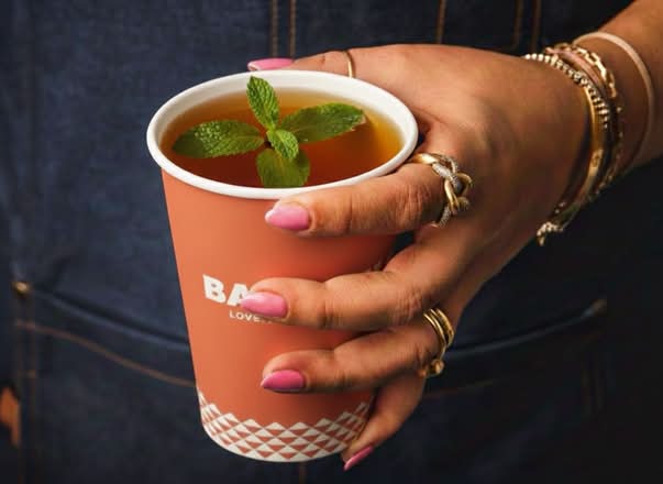 Hot Fresh Mint Tea