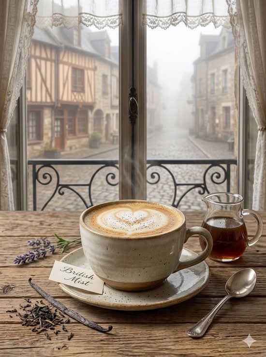 Brittany Mist tea latte